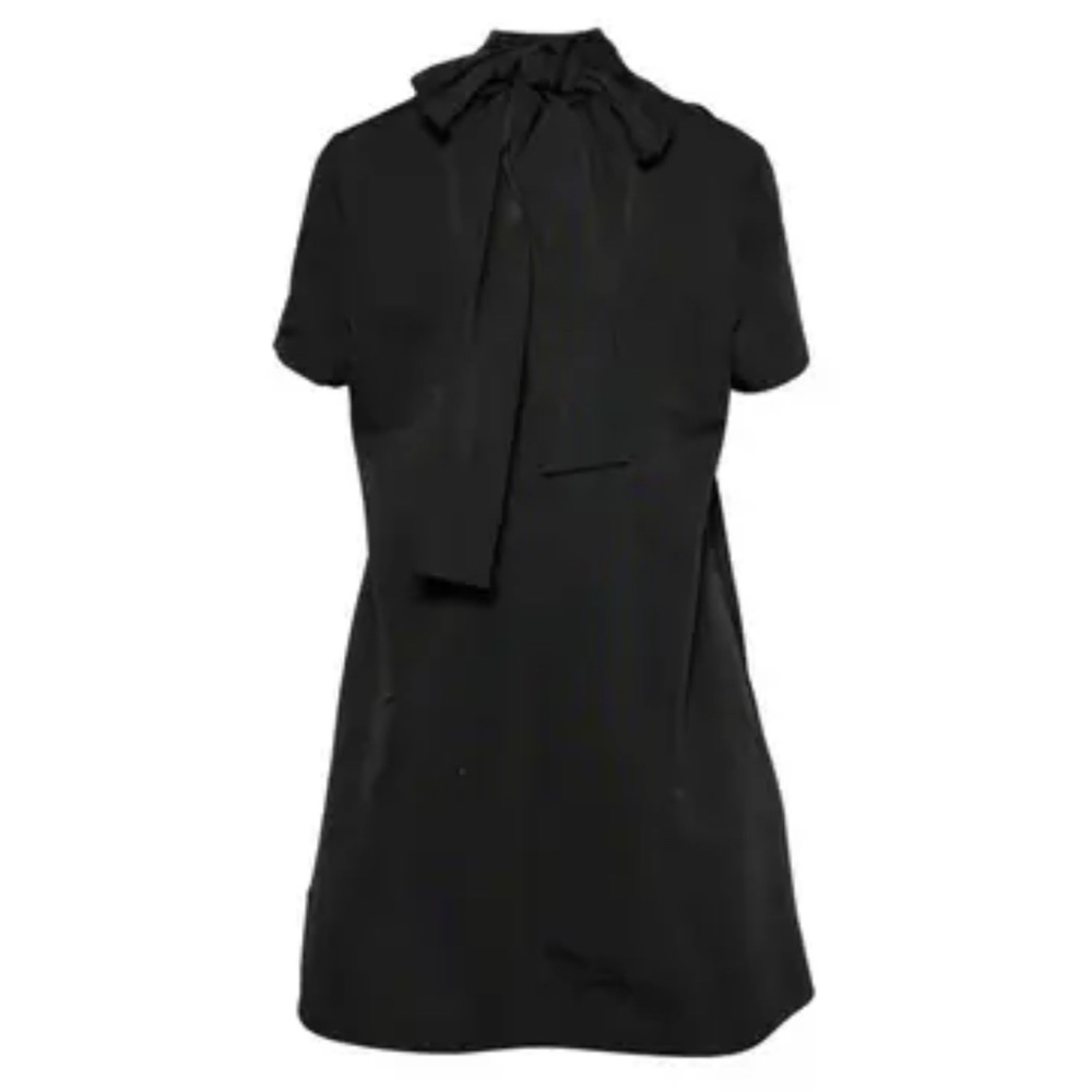 Staud Ilana Mini Dress, Black, Medium